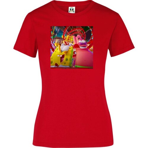 Playera Dama Cuyo Virtuoso Bob Esponja Pelicula Al Rescate 016