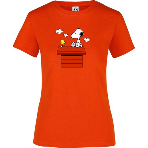 Playera Dama Cuyo Virtuoso Woodstock Snoopy 007