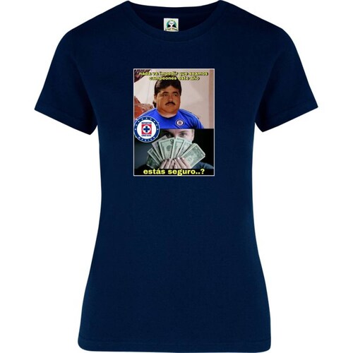 Playera Dama Cuyo Virtuoso Cruz Azul Campeón 2021 memes 015