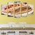 Cuadro decorativo Filetes de Pescado Decoración para Restaurantes y Mariquerias 150x80cm 5 piezas