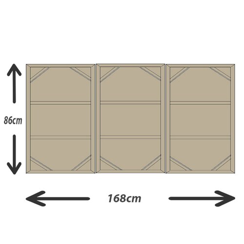 Cuadro decorativo Buda Meditando decoración Zen Spa moderno Verde 168x86cm 3 piezas