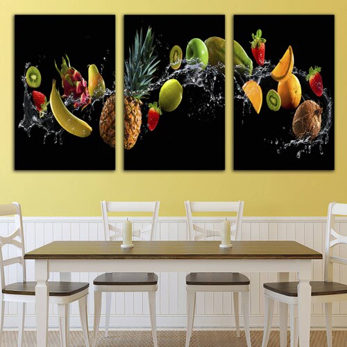 Set de 3 Cuadros Frutas - Oz Cuadros Decorativos