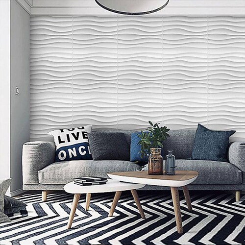 Panel Decorativo 3d Pvc 50x50cm (12 piezas) 3m2 - D105