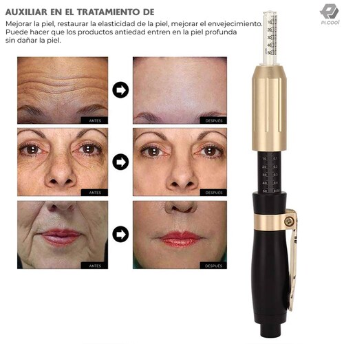 Pluma Hialuronica Facial 2 En 1 Hyaluron Pen 0.3 Ml A 0.5 Ml