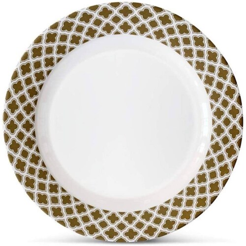 Juego De Vajilla De 12 Piezas De Melamina Bowla Goldgrass