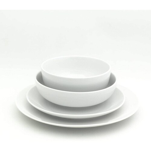 Juego De Vajilla De 16 Piezas De Porcelana Euro Ceramica