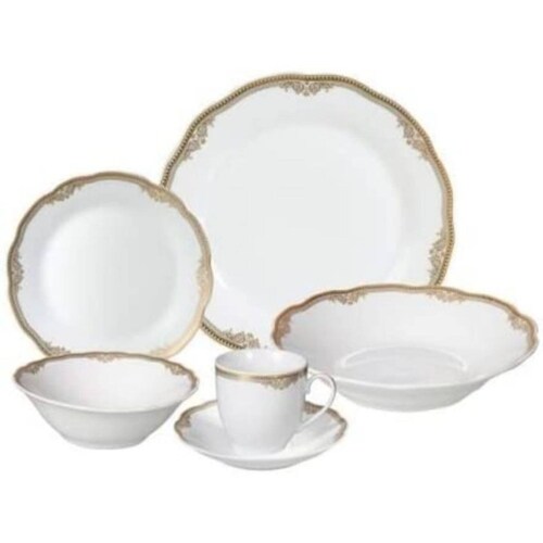 Set Vajilla Porcelana Lorren Home Trends Catherine 24pz