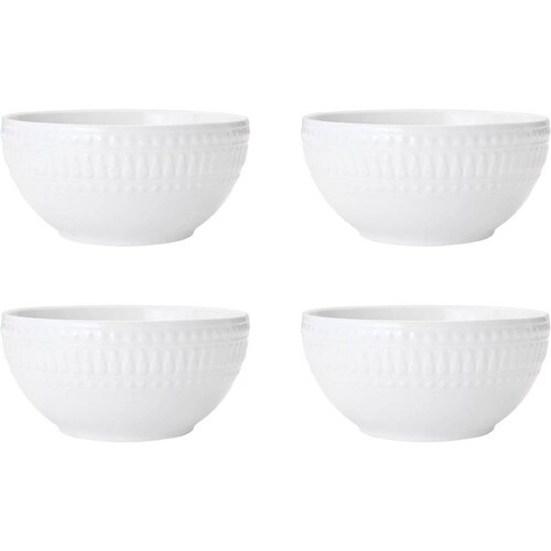 Set Vajilla Pfaltzgraff Cassandra 16pz Blanco