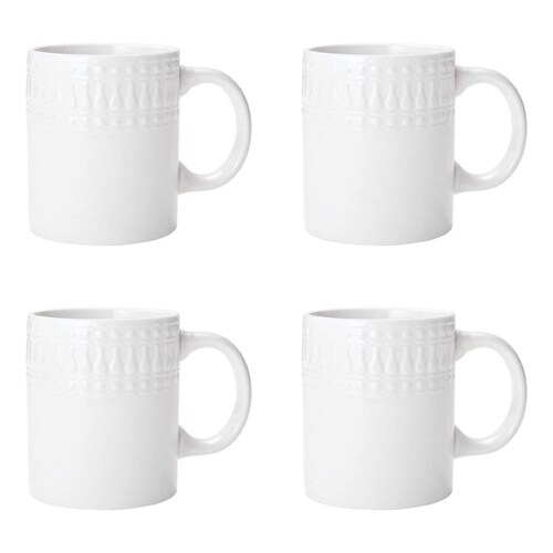 Set Vajilla Pfaltzgraff Cassandra 16pz Blanco