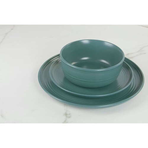 Set Vajilla Esmeralda Verde 10 Strawberry St. 16 Piezas
