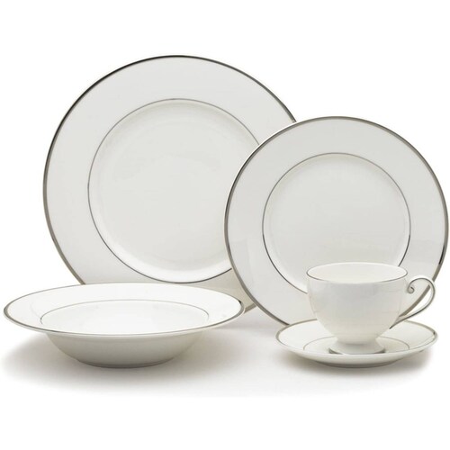 Set Vajilla Mikasa Platinum 40 Piezas Plata