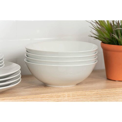 Set Vajilla Blanco 10 Strawberry Street Simply Coupe 12 Pzs