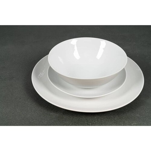Set Vajilla Blanco 10 Strawberry Street Simply Coupe 12 Pzs