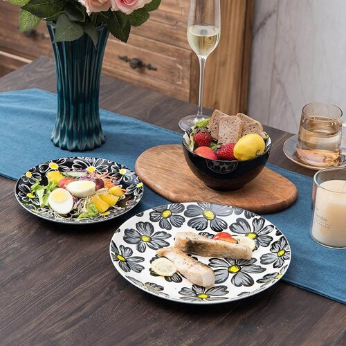 Set Vajilla Porcelana 12p Blanco Sagoskat