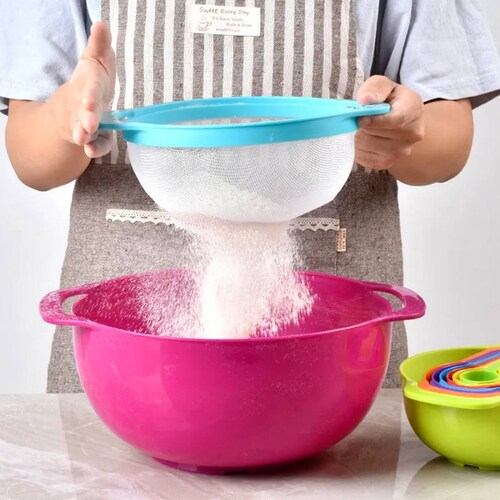 Cucharas Medidoras Hiperware con Bowls, Colador y Escurridor Multicolor