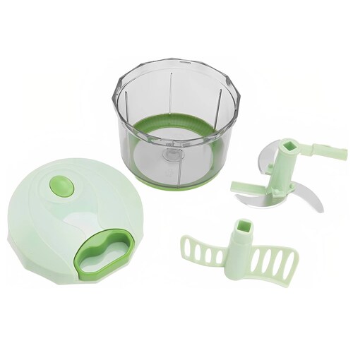 Picador de Verduras y Mezclador Manual Hiperware de 1L Color Verde