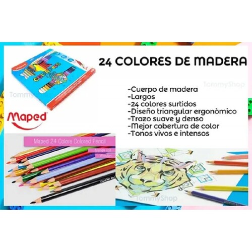Kit De Dibujo 24 Colores + Plumas De Gel + Plumones Pastel.