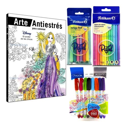 Princesas De Disney® Rapunzel Y Mas Libro Colorear.