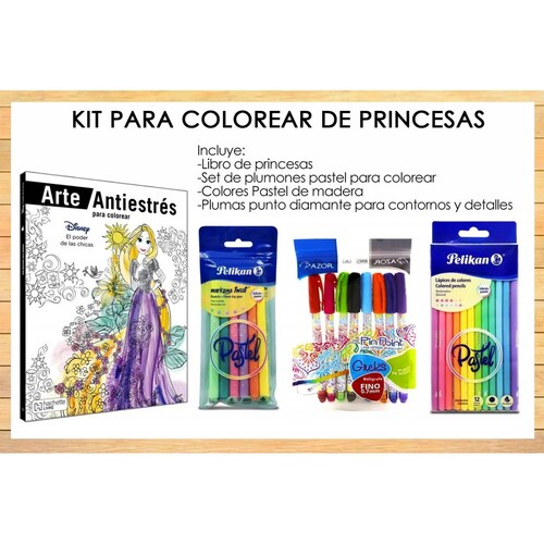 Princesas De Disney® Rapunzel Y Mas Libro Colorear.