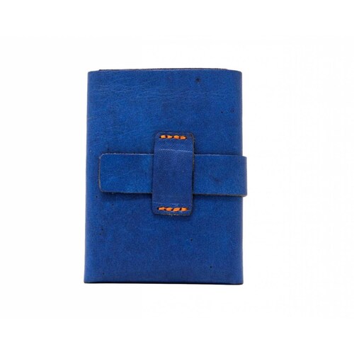 Cartera minimalista color azul