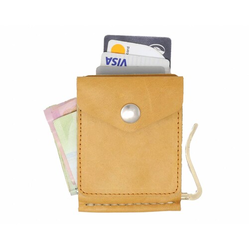 Cartera con clip  Camel