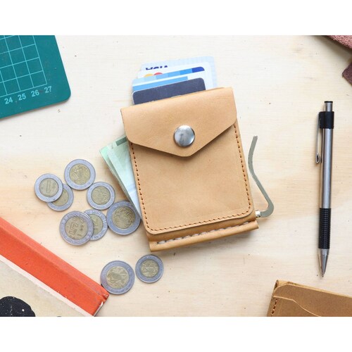 Cartera con clip  Camel