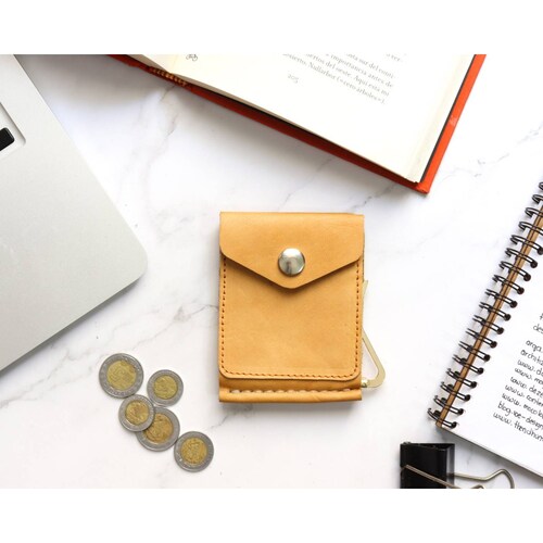 Cartera con clip  Camel