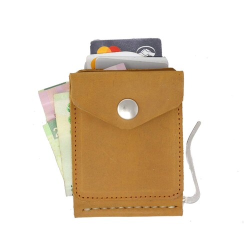 Cartera con clip  Crazy Miel