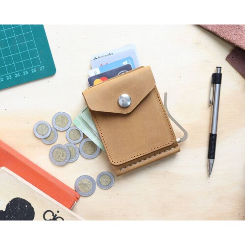 Cartera con clip  Crazy Miel