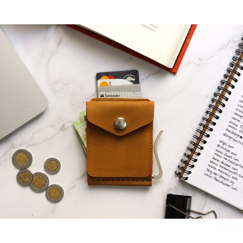 Cartera con clip  Crazy Miel