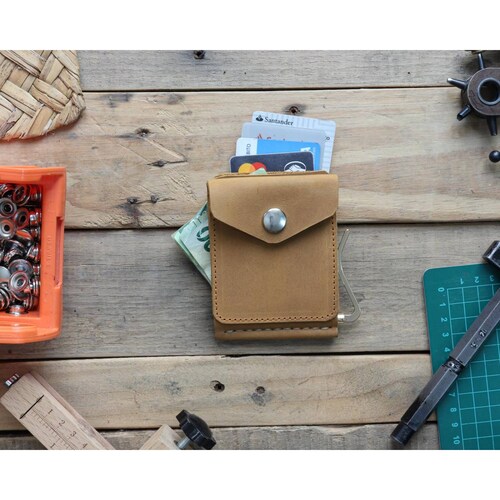 Cartera con clip  Crazy Miel