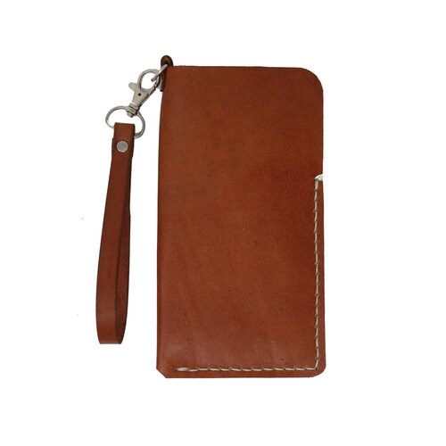 Funda para celular a medida Café