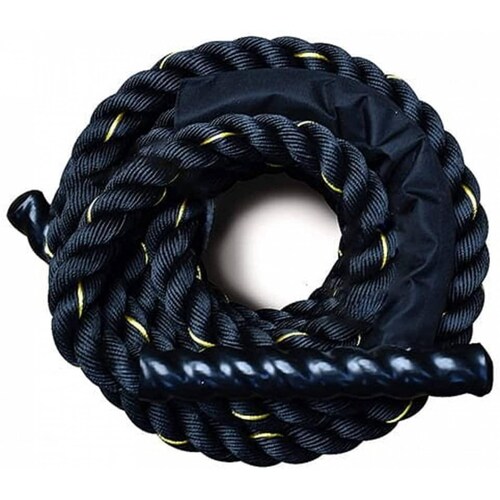  RVT Sports Cuerda De Azote para Crossfit Battle Rope 1.5 X 9 MTS Nylon, Cuerda De Batalla 