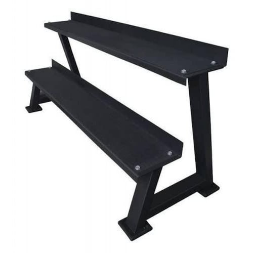 RVT Sports Rack Para Pesas Rusas 2 Niveles Kettlebells Gym Crossfitness