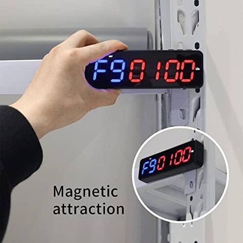 RVT Sports Mini Timer Cronómetro Digital, Reloj De Pared para Crossfit 
