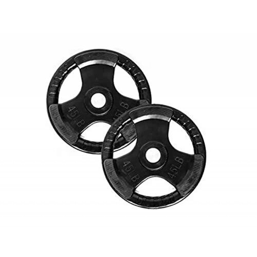 RVT Sports Par De Discos Olímpicos De Acero Recubiertos 45 Lbs 