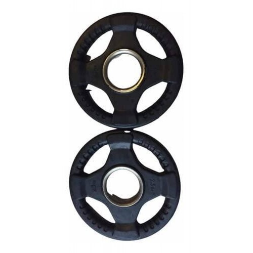 RVT Sports Par De Discos Olímpicos De Acero Recubiertos 2.5 Lbs 