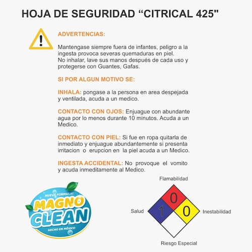 Citrical - Prelavador Alta Potencia 1kilo 