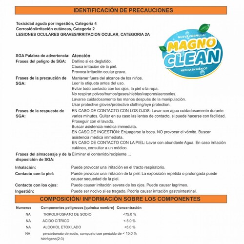 Citrical - Prelavador Alta Potencia 1kilo 
