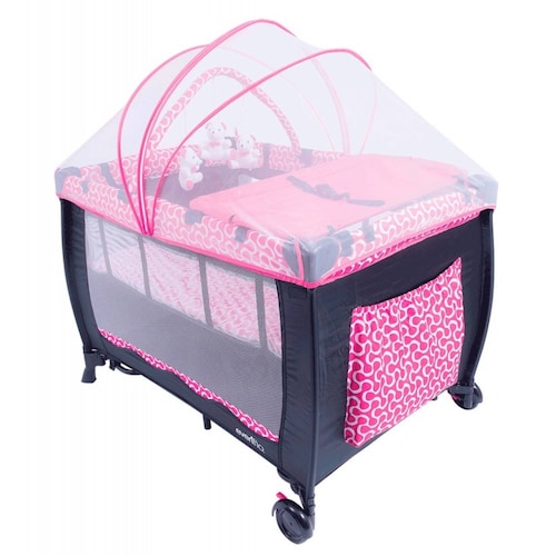 Cuna Corral Evenflo Sweet Dreams LX Pink