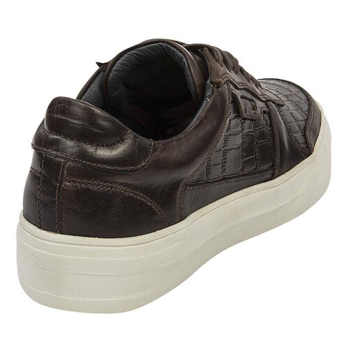 Tenis Casual Textura Lateral Piel Para Caballero | Alexa Modelo EST 3414 