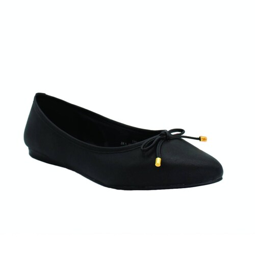 Balerina de Piel Puntal con Moño | Alexa Modelo 190-146 