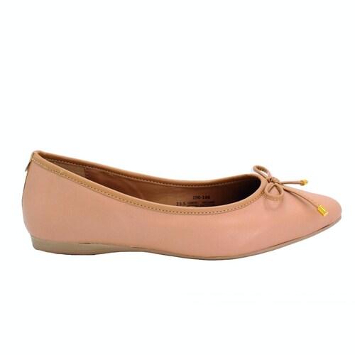Balerina de Piel Puntal con Moño | Alexa Modelo 190-146 
