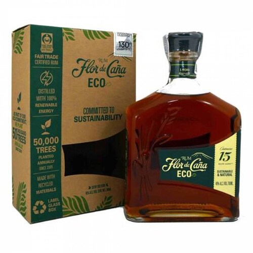 Ron Flor de Caña Eco 15 Años 750 ml
