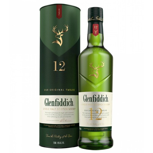 Whisky Glenfiddich 12 Años Single Malt 750 ml