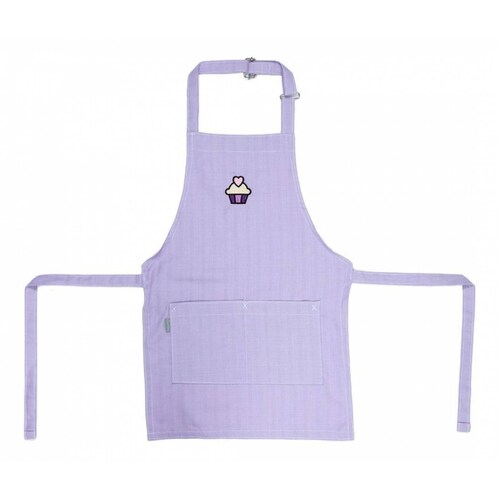 Mandil Delantal Para Niño y Niña Masho, Tamaño Infantil Morado