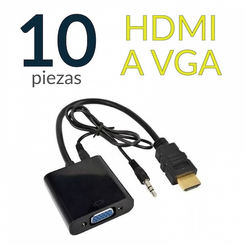 Conversor VGA a HDMI - Material escolar, oficina y nuevas tecnologias