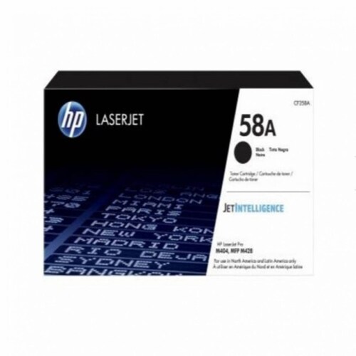 Cartucho tóner hp cf258a 58a negro laserje