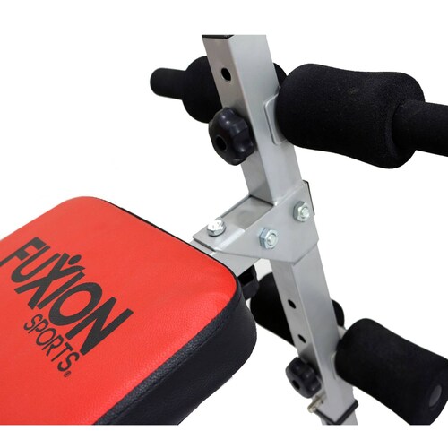 Banca Para Abdominales 5 inclinaciones Negro/Rojo