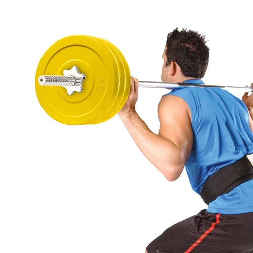 Disco Olimpico De Color Con Recubrimiento 15 Kg